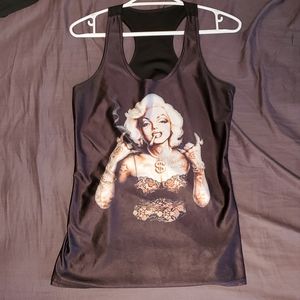 No label blank Marilyn Monroe tank.
